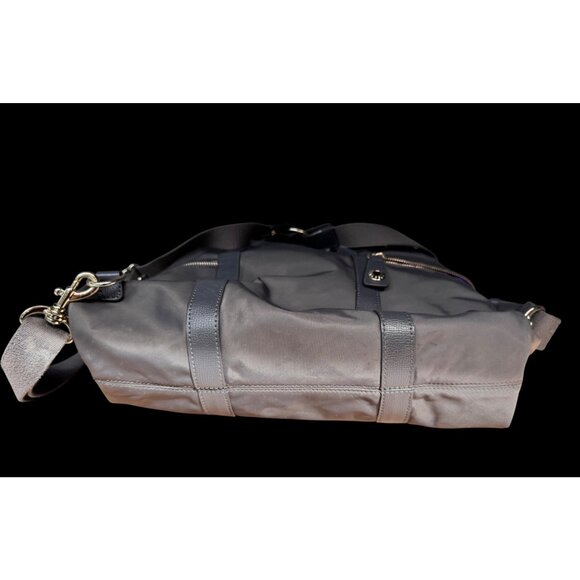 Henri Bendel Convertible Gray Nylon Jetsetter Backpack - Picture 3 of 9